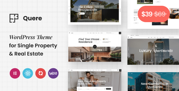 Quere - Real Estate & Apartments WordPress Theme