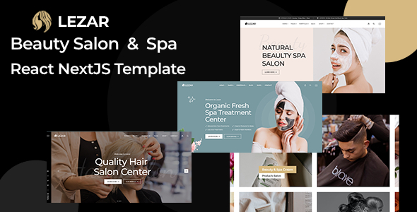 Lezar - Beauty Salon & Spa React NextJs Template