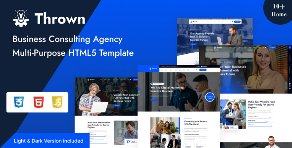 Thrown- Business Consulting Agency Bootstrap5 Template
