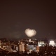  Heart shaped fireworks above Tokyo night skyline  - PhotoDune Item for Sale