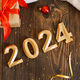 Happy New Years 2024. Christmas holiday celebration. New Year concept. - PhotoDune Item for Sale
