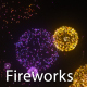Moving Fireworks Particles Loop 3 4K - VideoHive Item for Sale