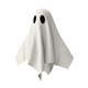 Halloween scary ghostly cartoon spooky character isolated on white. - PhotoDune Item for Sale