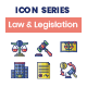 95 Law & Legislation Icons | Smooth Series