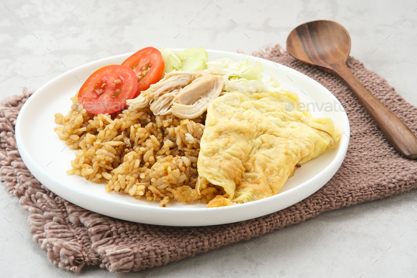 Nasi Goreng Telur Dadar, Stock Photo by tyasindayanti | PhotoDune