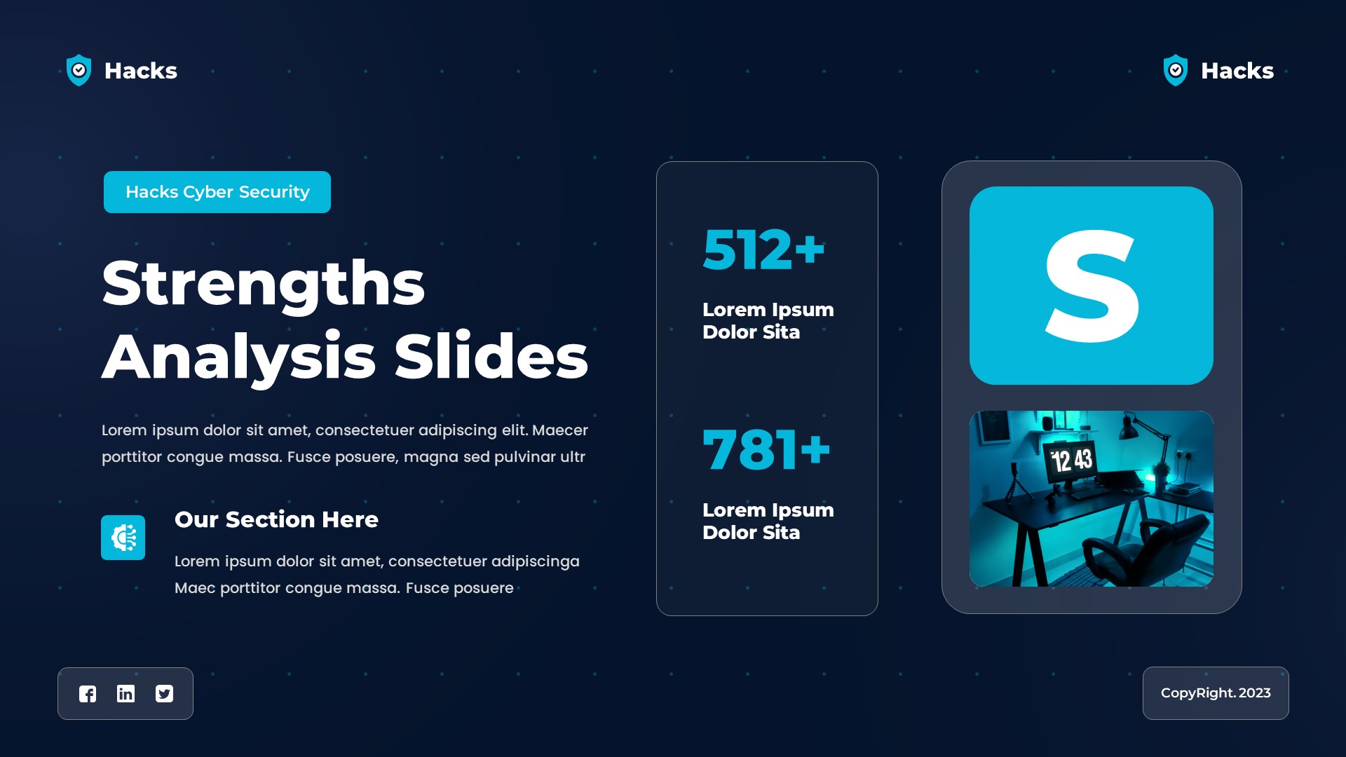 Hacks - Cyber Security Keynote Template, Presentation Templates ...