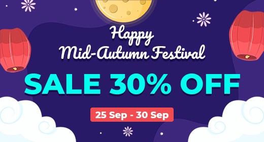Opencart Sale | Mid Autumn Sale 2023 | Sale Up To 30%
