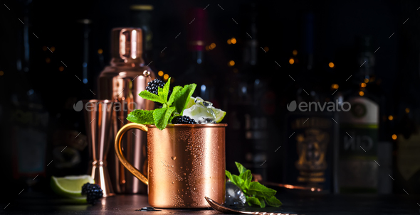 Mint Bar Copper Mug