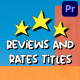 Reviews And Rates Titles for Premiere Pro - VideoHive Item for Sale