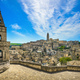 Matera ancient town i Sassi, Unesco site landmark. Basilicata, Italy. - PhotoDune Item for Sale