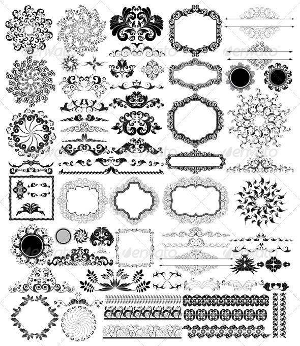 Design Elements Collection - Decorative Vectors