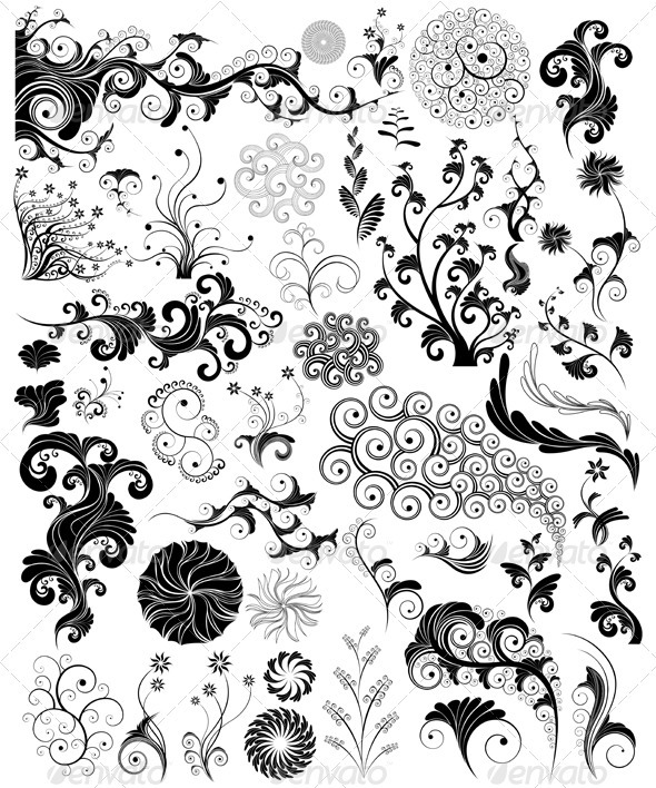 Abstract Design Elements - Decorative Vectors