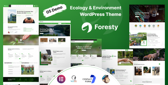 Foresty – Ecology & Environment WordPress Theme
