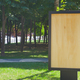  wooden sign in the a park with copy space concept. - PhotoDune Item for Sale