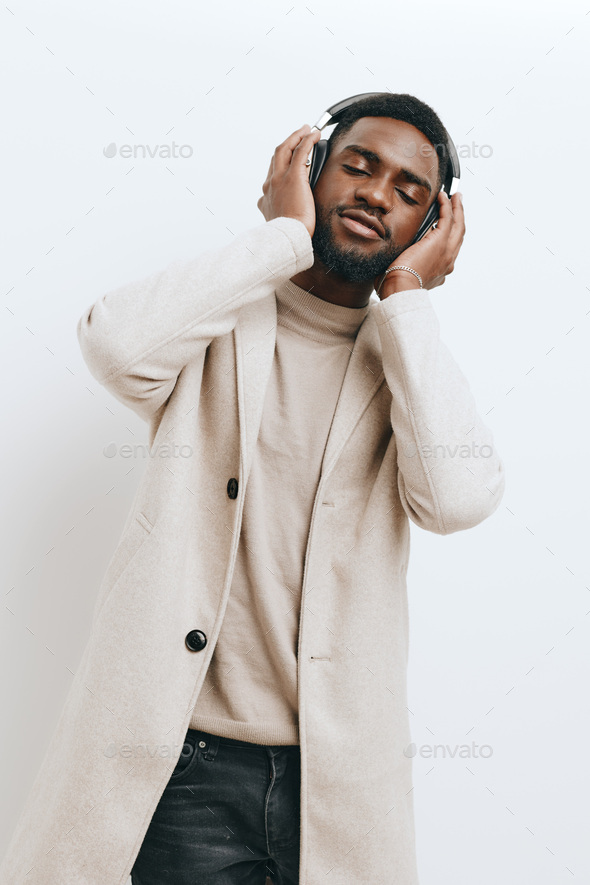 Young Stylish Man Double Face Expression Stock Photo - Image of