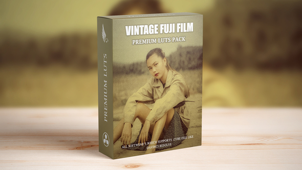 Vintage Old Fujifilm Look Cinematic LUTs for DaVinci Resolve