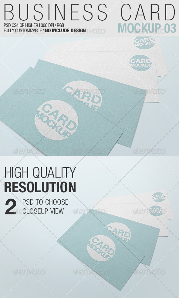 Business Card Mockup 03 - Business Cards Print