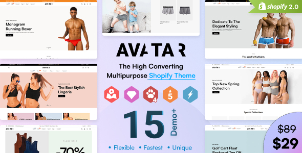 Avatar – Multipurpose Shopify Theme OS 2.0