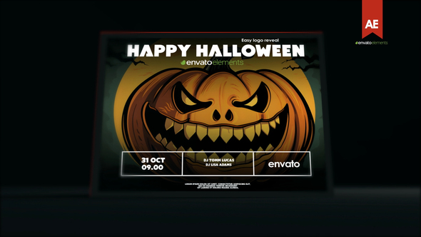 Halloween Logo Card