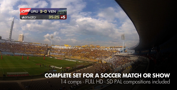 Live Soccer Broadcast - VideoHive 3916486