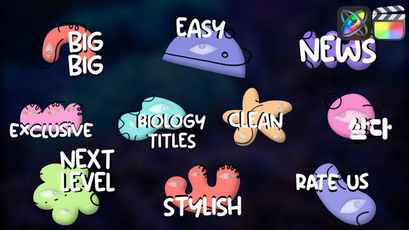 Biology Cells Titles for FCPX