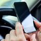image of using a mobile phone inside of a car - PhotoDune Item for Sale