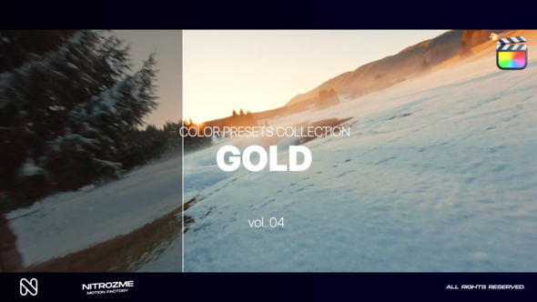 Gold LUT Collection Vol. 04 for Final Cut Pro X