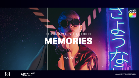 Memories LUT Collection Vol. 03 for Final Cut Pro X