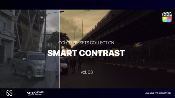 Smart Contrast LUT Collection Vol. 03 for Final Cut Pro X
