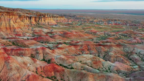Textural Colorful Striped Canyons Tsagaan Suvarga alt