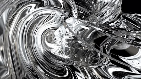 Abstract Twisted Glass Formation Background Loop