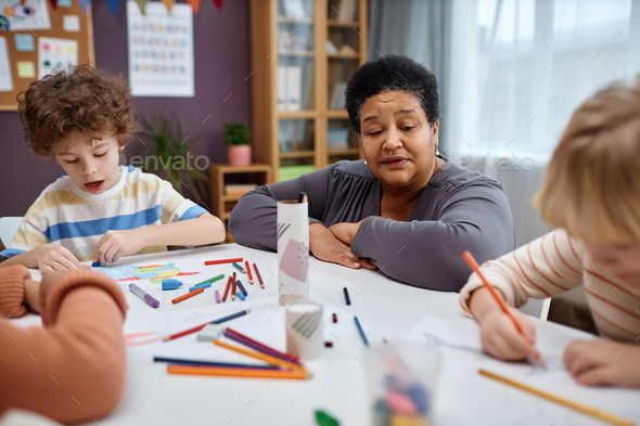 Black Preschool Teacher