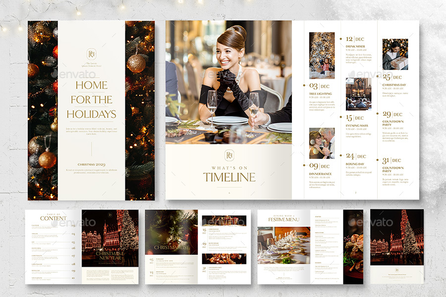 Christmas Brochure Template, Print Templates | GraphicRiver