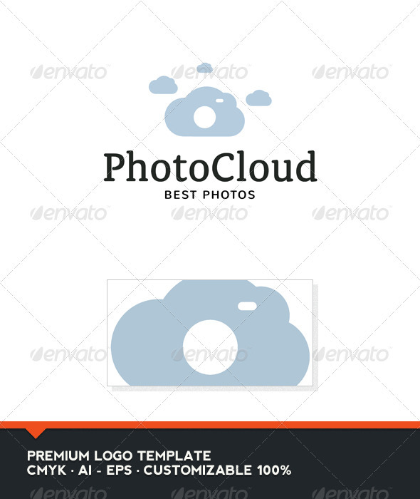 Photo Cloud Logo Template - Nature Logo Templates