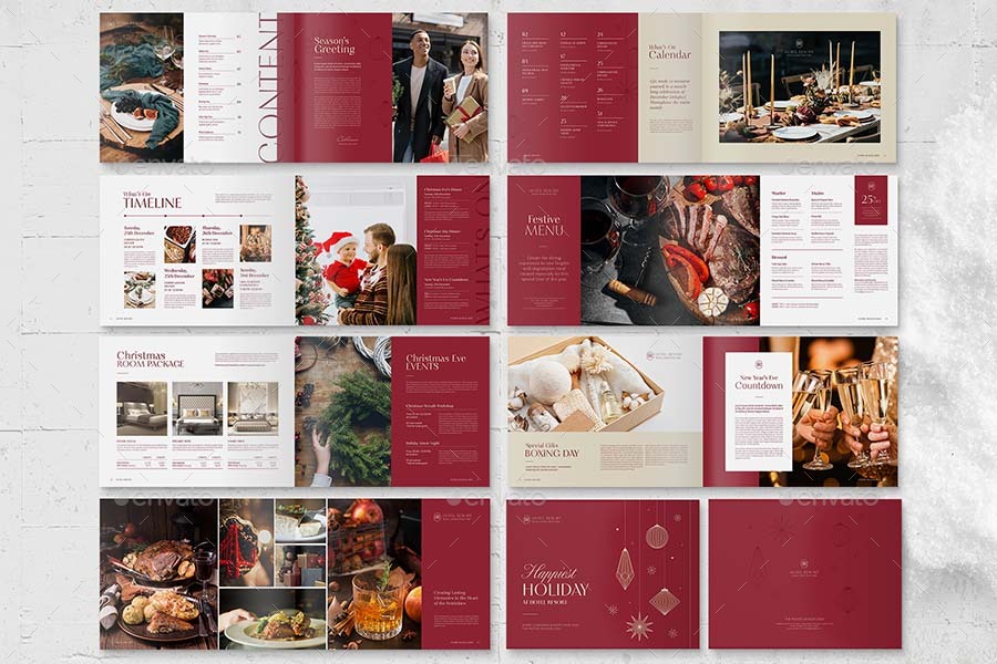 Christmas Brochure Template, Print Templates | GraphicRiver