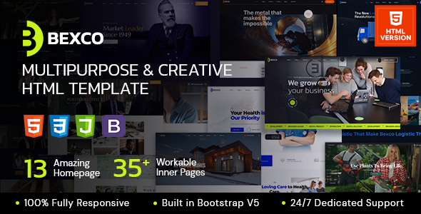 Bexco - Creative Multipurpose HTML Template