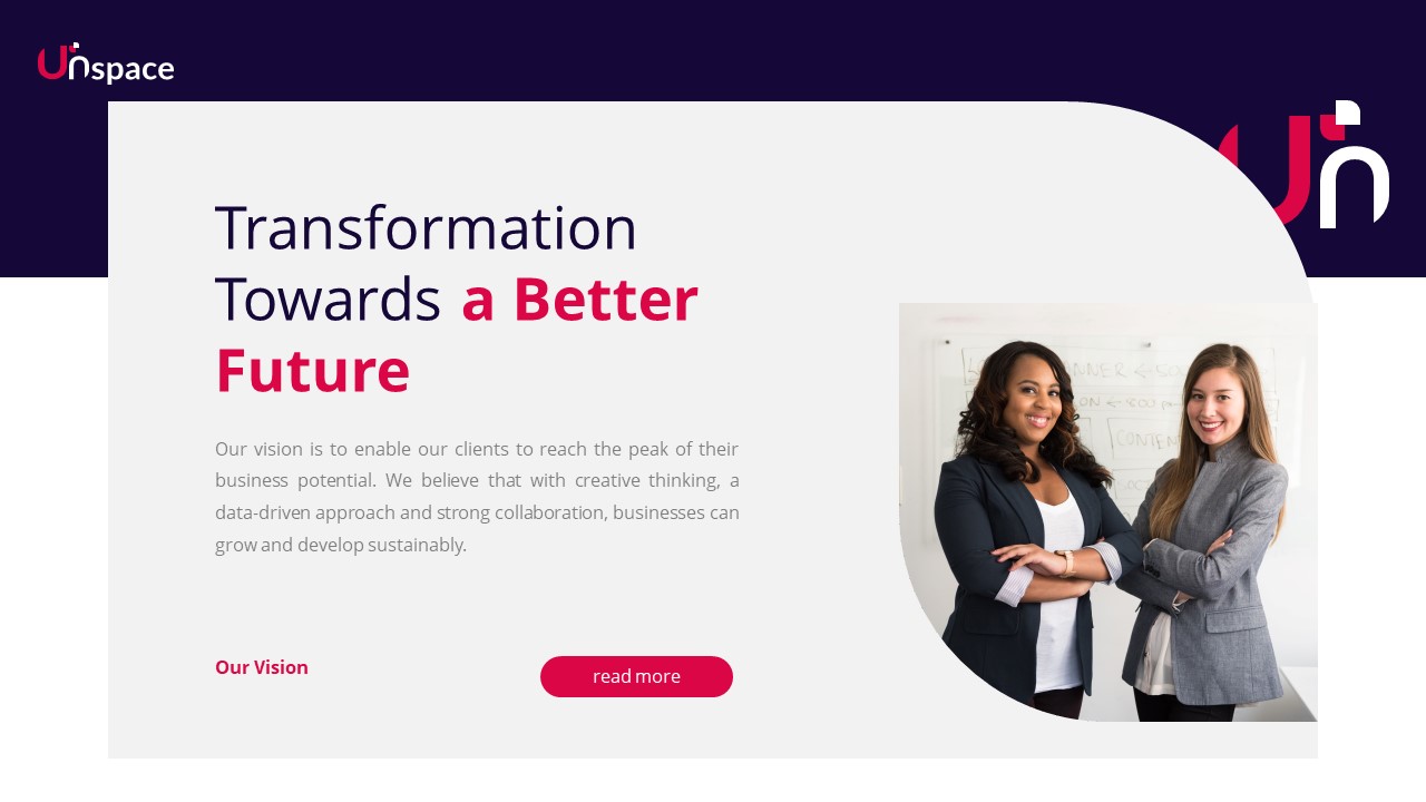 Unspace - Innovative Solutions Keynote Presentation, Presentation Templates