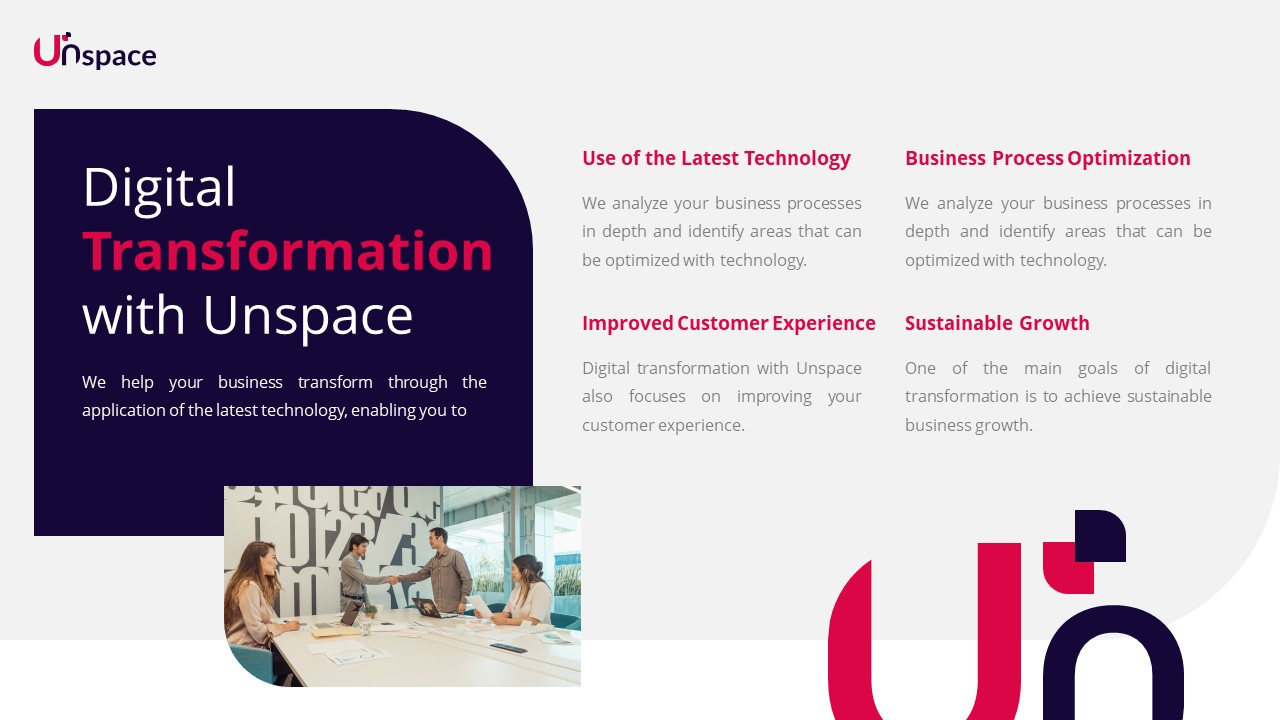 Unspace - Innovative Solutions Keynote Presentation, Presentation Templates