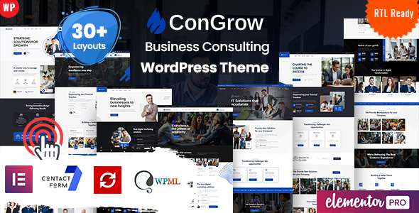[DOWNLOAD]Congrow - Business Consulting WordPress