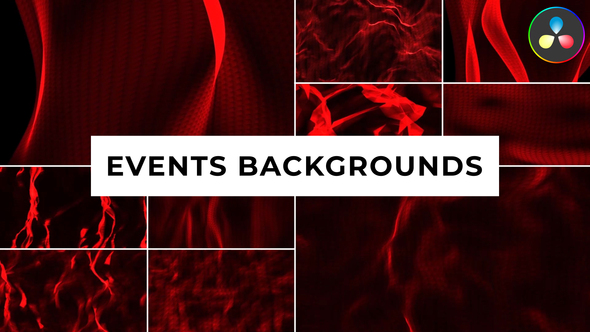 Events Backgrounds for DaVinci Resolve