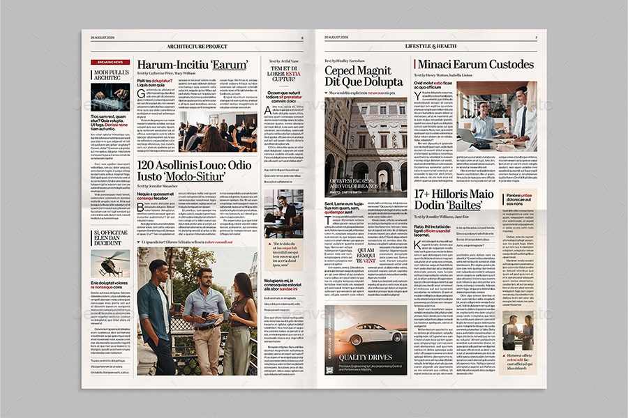 Classic Newspaper Template, Print Templates | GraphicRiver