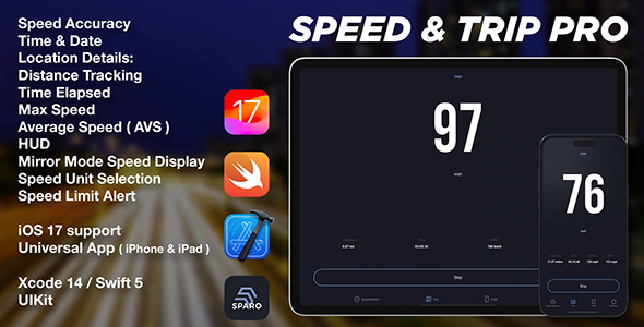 SpeedTrip Pro App for iOS -  Swift Based, Full Source Code