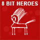 Heros 8-bit Logo