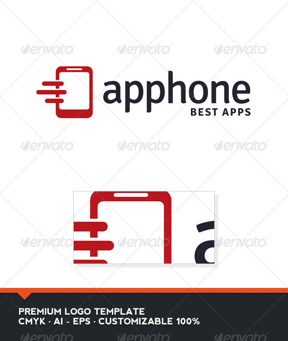 Apphone - Phone Logo Template - Objects Logo Templates