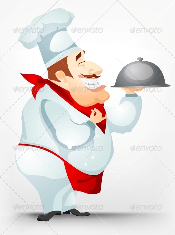 Cheerful Chubby Men - People Characters