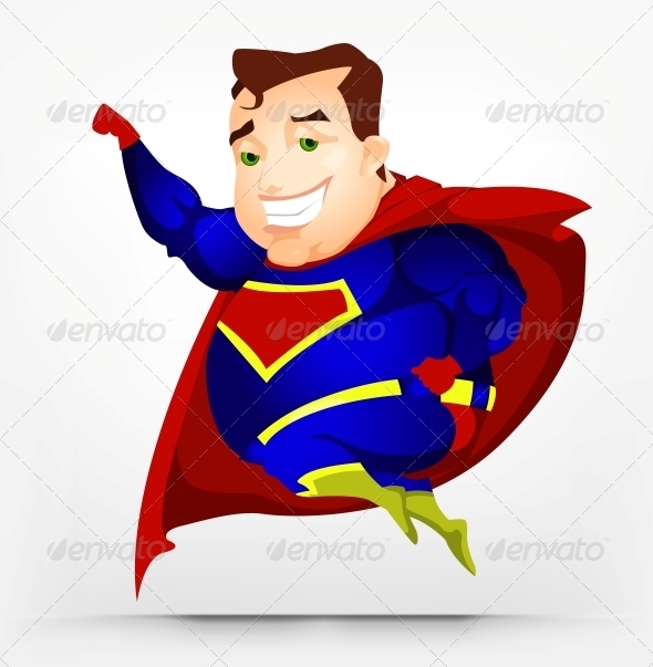 Cheerful Chubby Men - People Characters