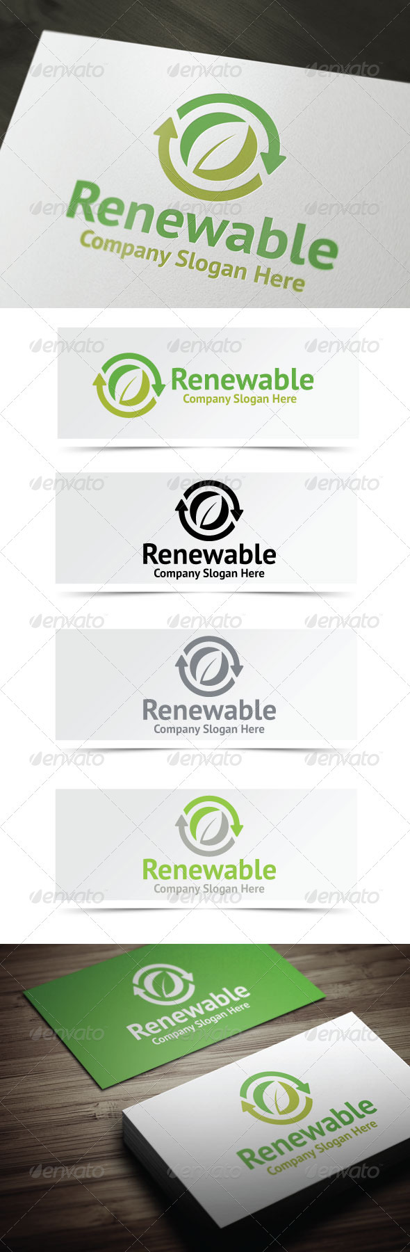 Renewable Resources Logo - Nature Logo Templates