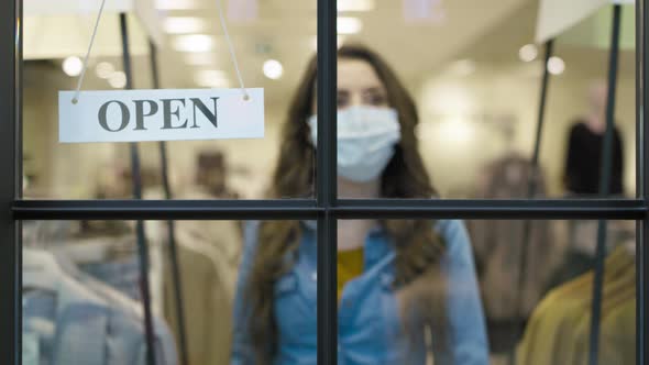 Video of shop closed down due to virus next wave. Shot with RED helium camera in 8K. alt