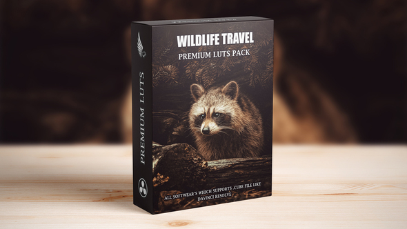 Cinematic Wildlife Animal Travel LUTs Pack