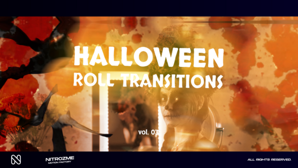 Halloween Roll Transitions Vol. 03